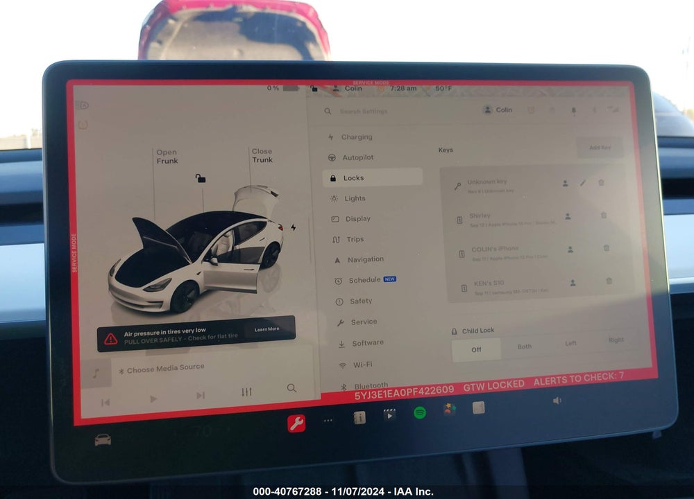 2023 TESLA MODEL 3 REAR-WHEEL DRIVE VIN: 5YJ3E1EA0PF422609