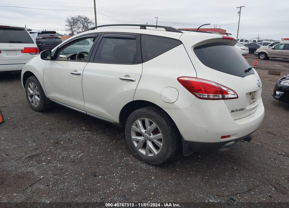 2013 NISSAN MURANO SV VIN: JN8AZ1MU1DW203046