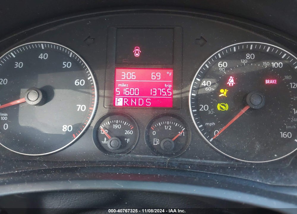 2009 VOLKSWAGEN JETTA S VIN: 3VWJZ71K99M152062