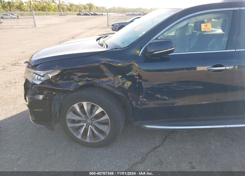2014 ACURA MDX TECHNOLOGY PACKAGE VIN: 5FRYD4H42EB036558