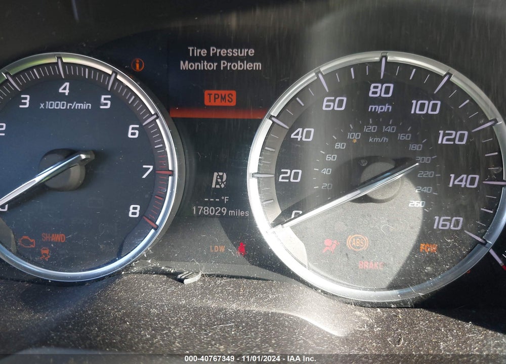 2014 ACURA MDX TECHNOLOGY PACKAGE VIN: 5FRYD4H42EB036558