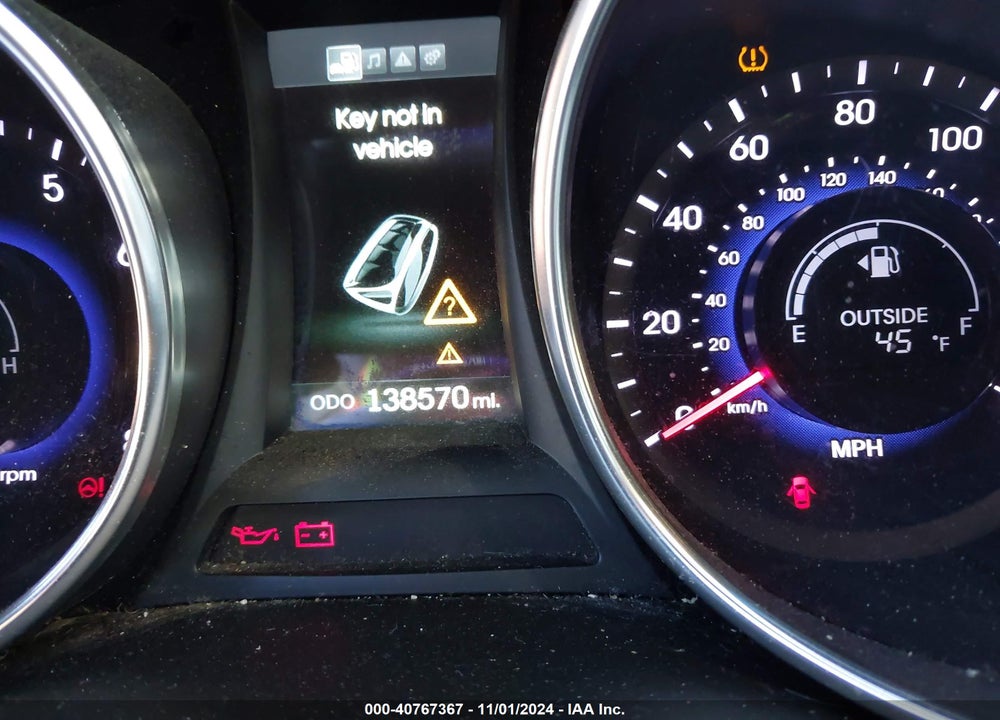 2014 HYUNDAI SANTA FE SPORT 2.4L VIN: 5XYZUDLB9EG164137