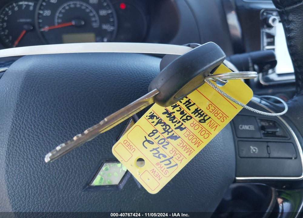 2018 MITSUBISHI MIRAGE G4 ES VIN: ML32F3FJ5JHF14542