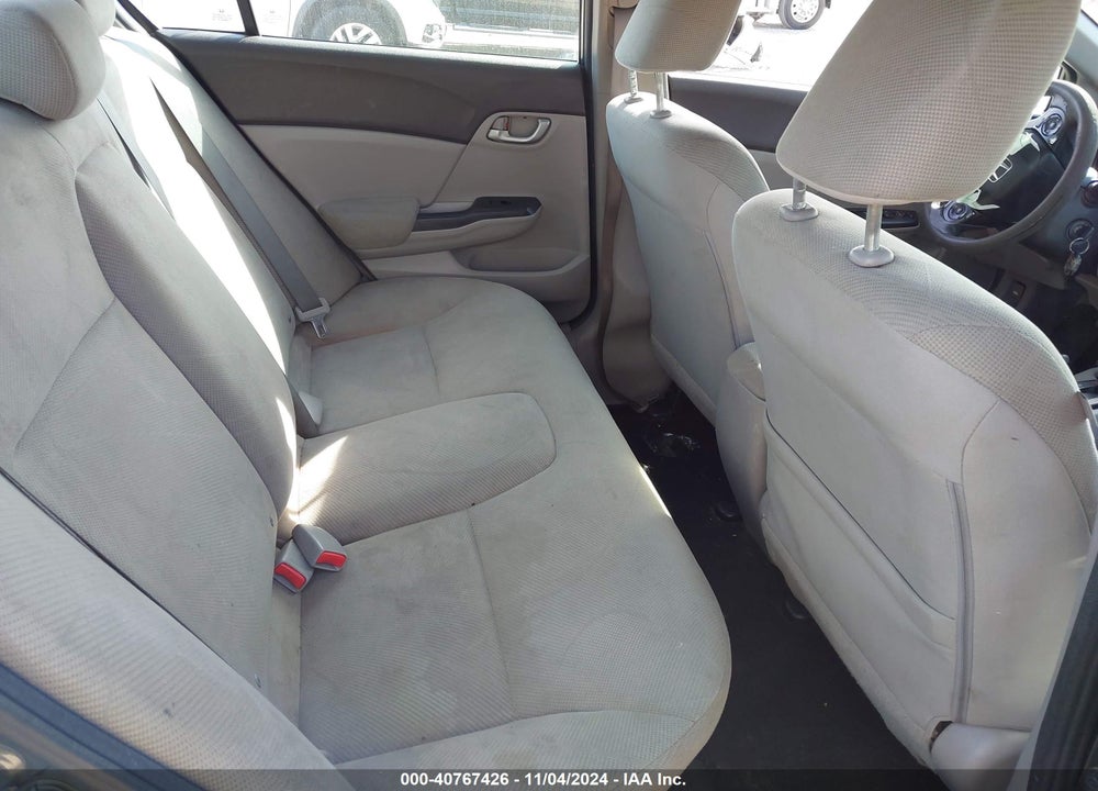 2012 HONDA CIVIC LX VIN: 19XFB2F50CE104289