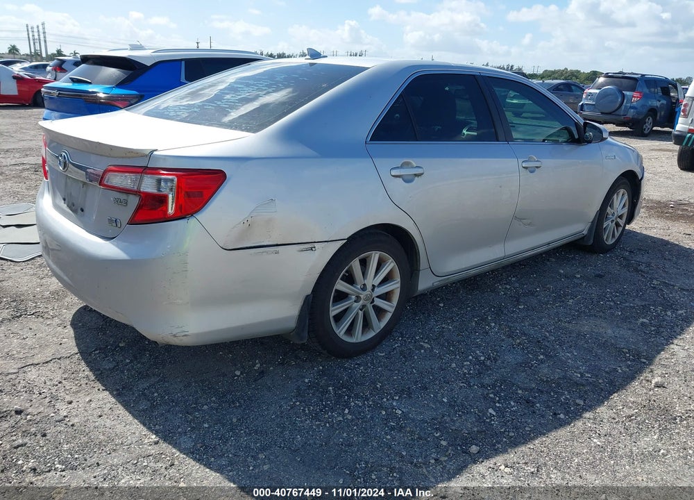 2014 TOYOTA CAMRY HYBRID XLE VIN: 4T1BD1FK2EU097368