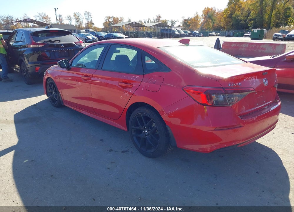 2024 HONDA CIVIC VIN: 2HGFE2F59RH540502