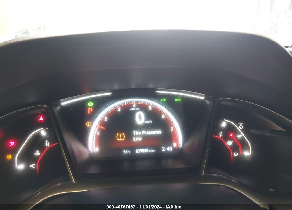 2019 HONDA CIVIC SPORT VIN: 19XFC2F87KE213161
