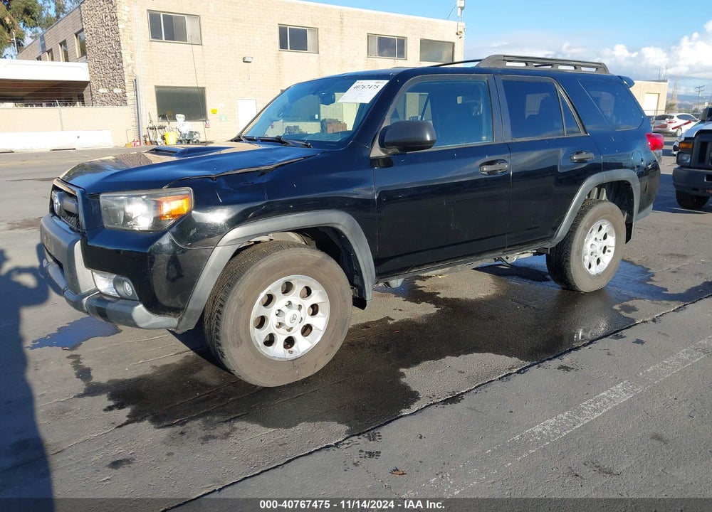2010 TOYOTA 4RUNNER TRAIL V6 VIN: JTEBU5JR9A5016947