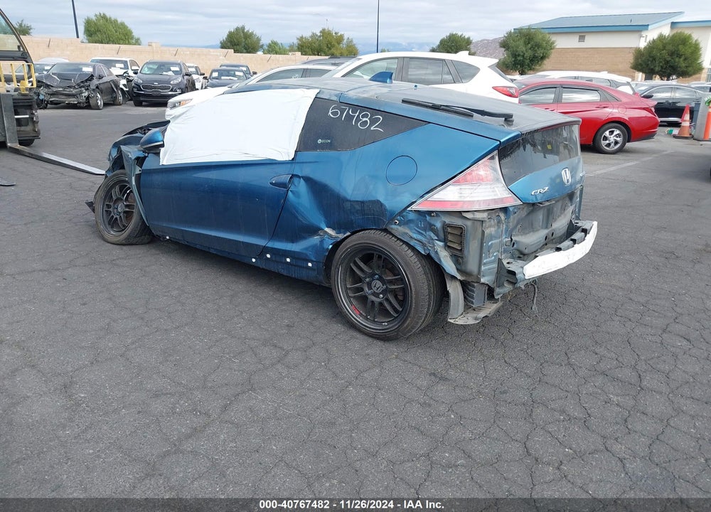 2013 HONDA CR-Z EX VIN: JHMZF1D68DS001755