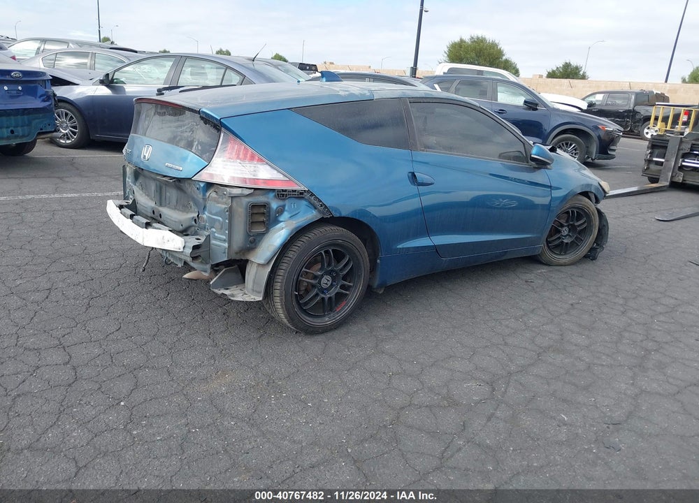 2013 HONDA CR-Z EX VIN: JHMZF1D68DS001755