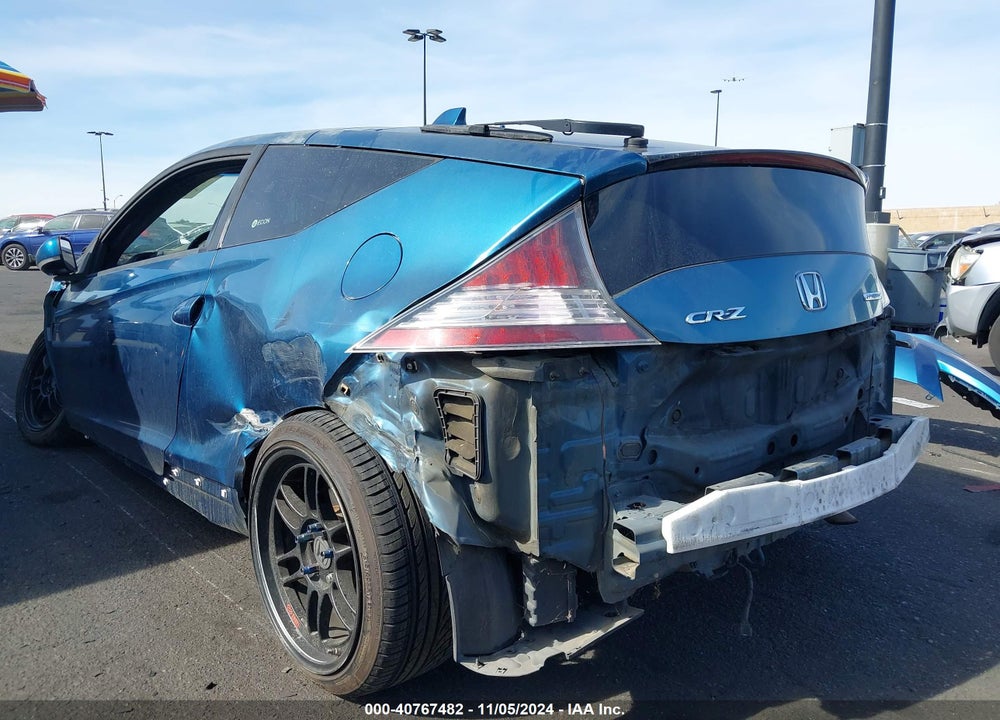 2013 HONDA CR-Z EX VIN: JHMZF1D68DS001755