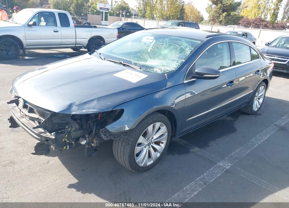 2012 VOLKSWAGEN CC SPORT VIN: WVWNP7AN3CE520527