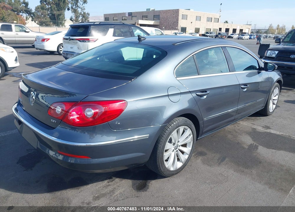 2012 VOLKSWAGEN CC SPORT VIN: WVWNP7AN3CE520527