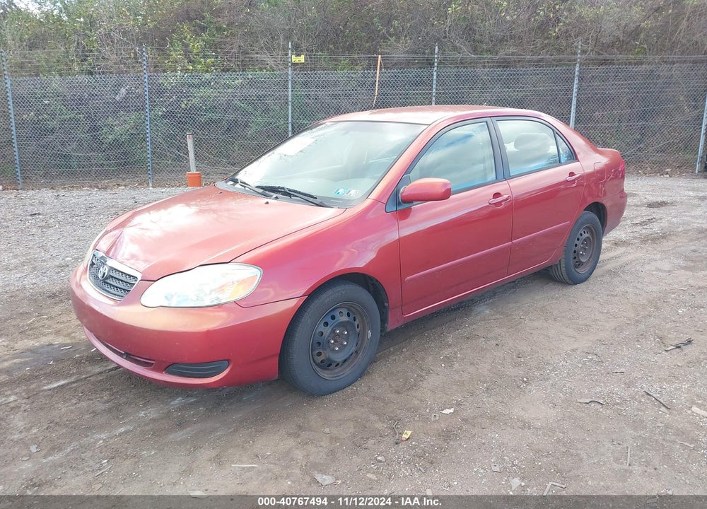 2006 TOYOTA COROLLA LE VIN: 2T1BR30E56C579822