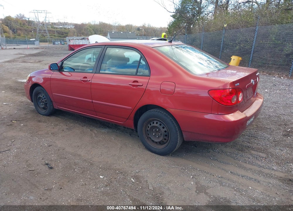 2006 TOYOTA COROLLA LE VIN: 2T1BR30E56C579822