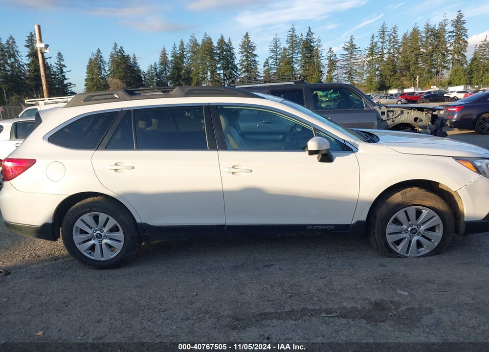 2017 SUBARU OUTBACK 2.5I PREMIUM VIN: 4S4BSACC3H3226201