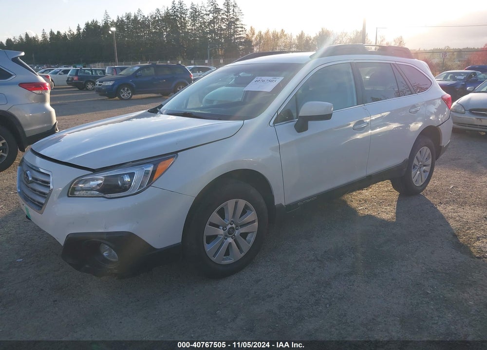 2017 SUBARU OUTBACK 2.5I PREMIUM VIN: 4S4BSACC3H3226201