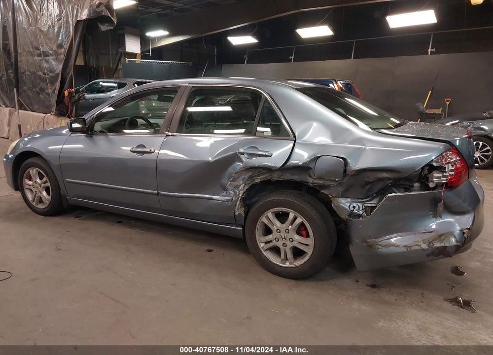 2007 HONDA ACCORD 2.4 SE VIN: 1HGCM56347A122088
