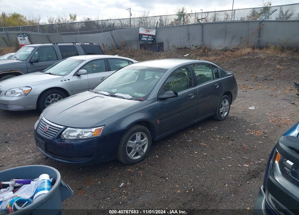 2007 SATURN ION 2 VIN: 1G8AJ55F87Z126490