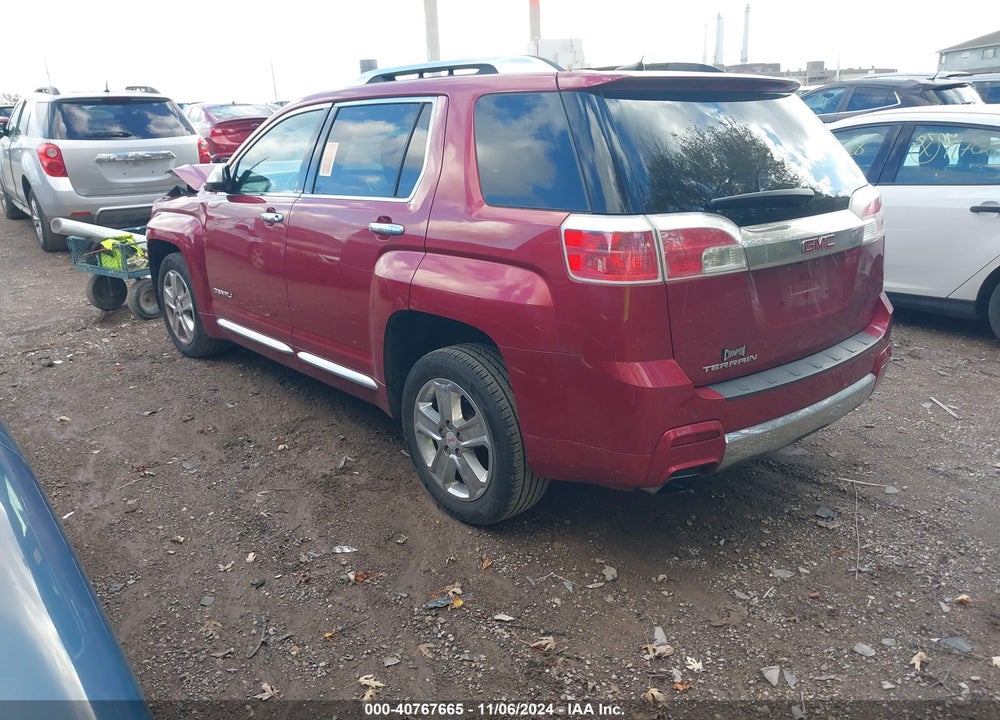 2013 GMC TERRAIN DENALI VIN: 2GKALYEK0D6430407