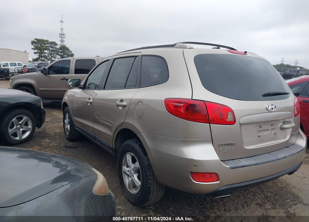 2007 HYUNDAI SANTA FE GLS VIN: 5NMSG13D97H057011