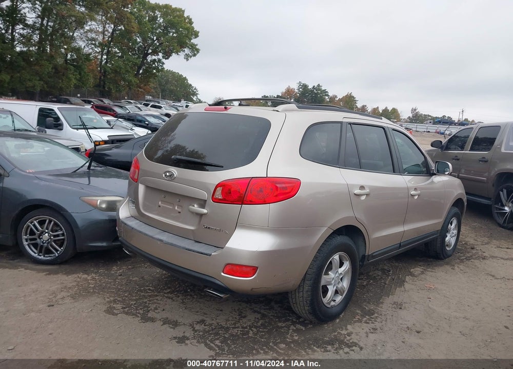 2007 HYUNDAI SANTA FE GLS VIN: 5NMSG13D97H057011