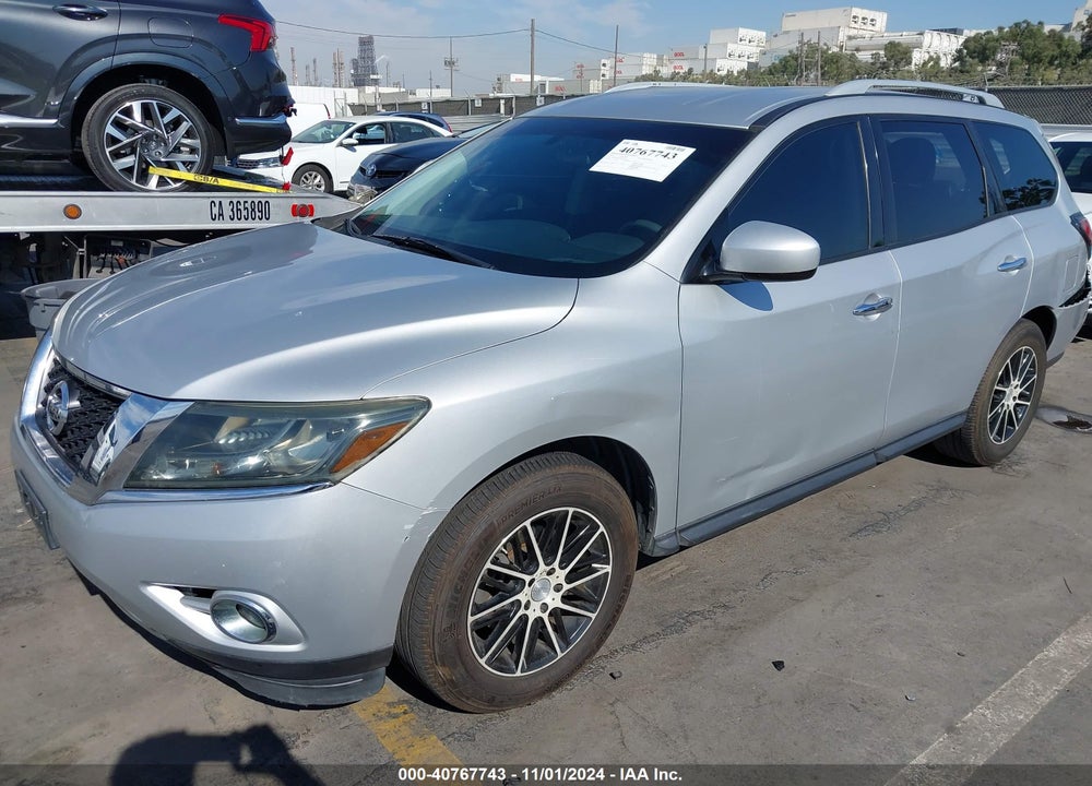 2015 NISSAN PATHFINDER S VIN: 5N1AR2MN1FC697824