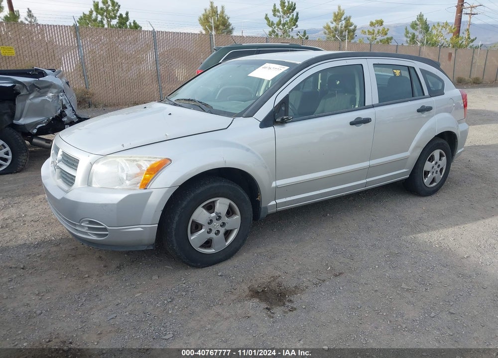 2008 DODGE CALIBER SE VIN: 1B3HB28B98D641233