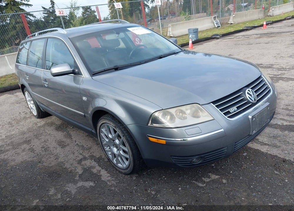 2003 VOLKSWAGEN PASSAT W8 VIN: WVWLK63B33E378165