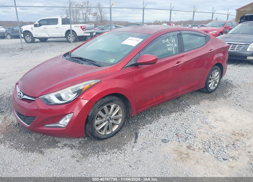 2015 HYUNDAI ELANTRA SE VIN: 5NPDH4AE9FH585040