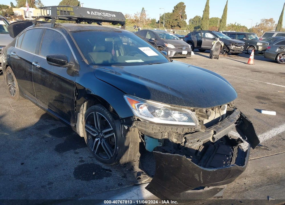 2017 HONDA ACCORD SPORT VIN: 1HGCR2F57HA051309