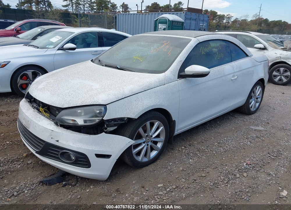 2013 VOLKSWAGEN EOS KOMFORT VIN: WVWBW8AHXDV005502