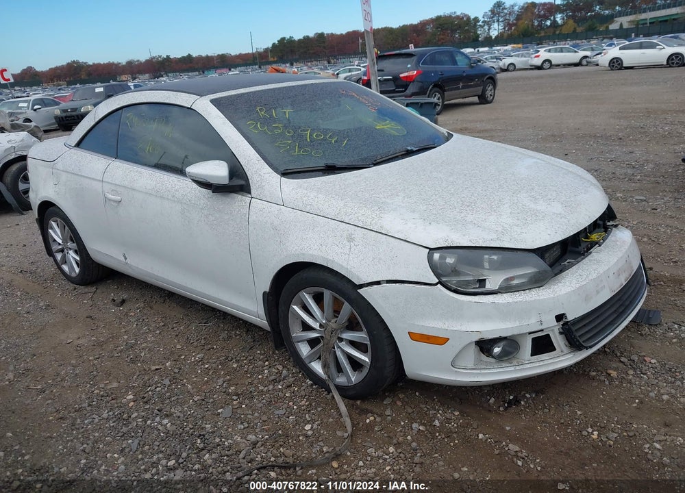 2013 VOLKSWAGEN EOS KOMFORT VIN: WVWBW8AHXDV005502