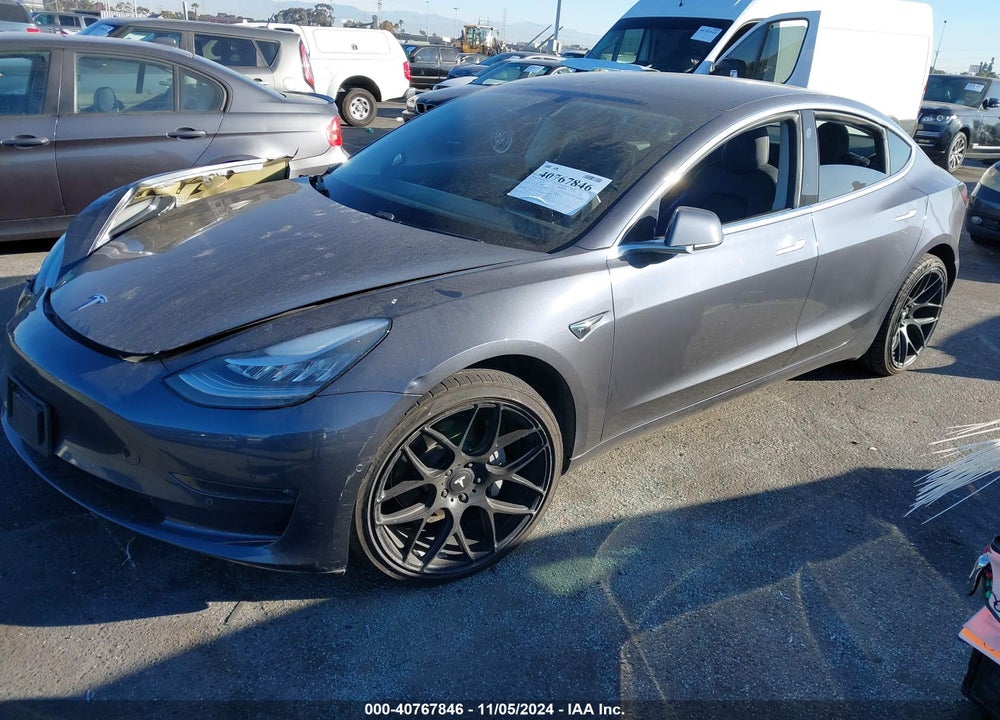 2018 TESLA MODEL 3 LONG RANGE/MID RANGE VIN: 5YJ3E1EAXJF044208