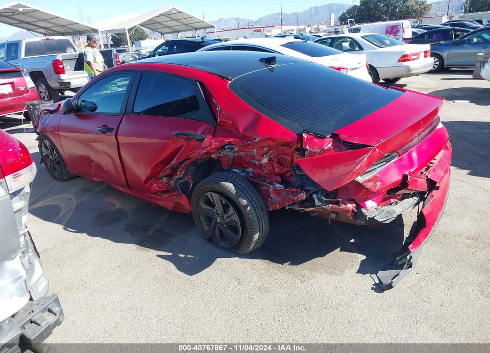 2021 HYUNDAI ELANTRA SEL VIN: 5NPLS4AG1MH052806