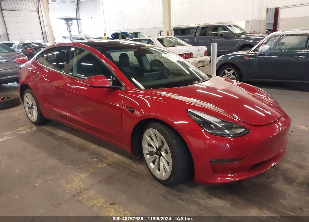 2021 TESLA MODEL 3 LONG RANGE DUAL MOTOR ALL-WHEEL DRIVE VIN: 5YJ3E1EBXMF013215