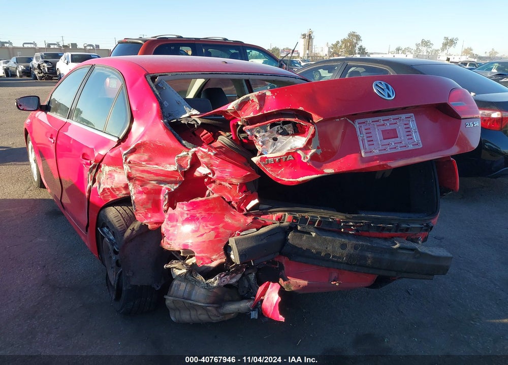 2013 VOLKSWAGEN JETTA 2.5L SE VIN: 3VWDP7AJ0DM292553