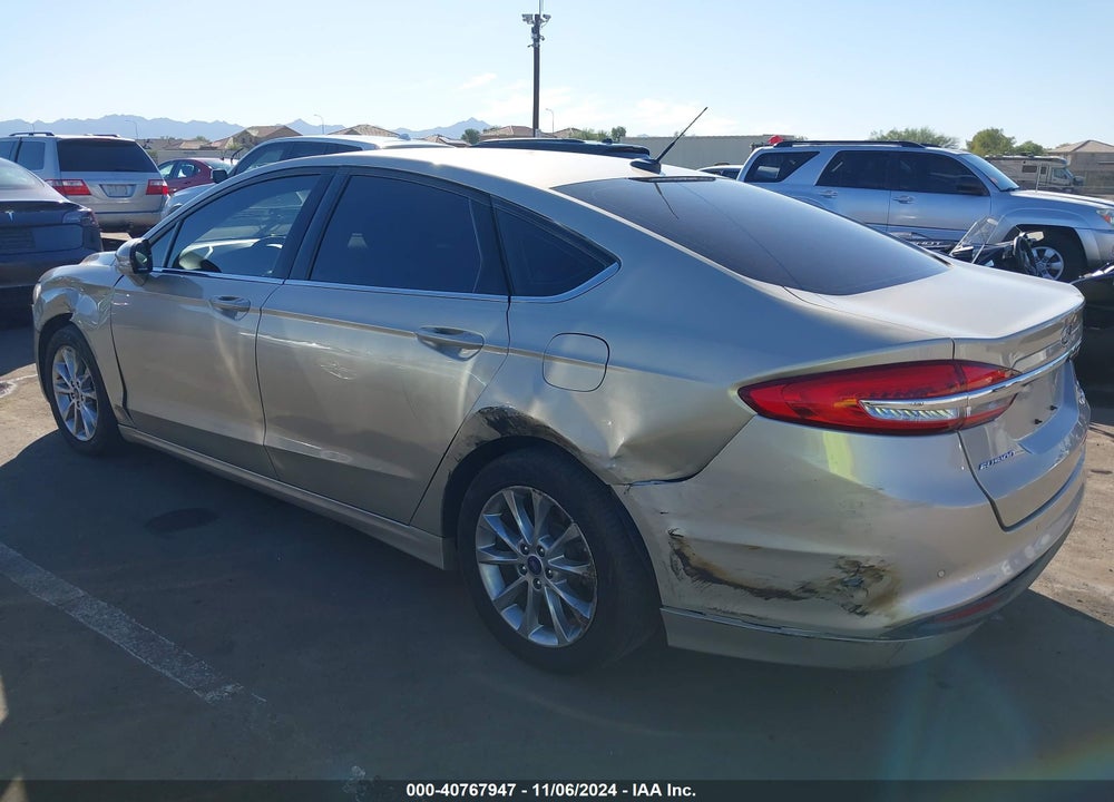 2017 FORD FUSION HYBRID SE VIN: 3FA6P0LU0HR318402