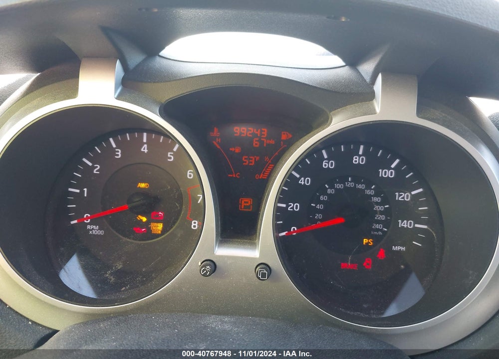 2011 NISSAN JUKE SV VIN: JN8AF5MV8BT012084