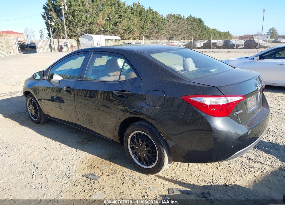 2014 TOYOTA COROLLA LE VIN: 2T1BURHE7EC038193