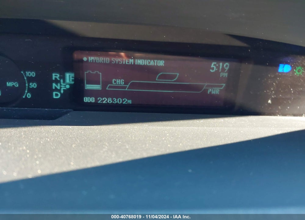 2010 TOYOTA PRIUS IV VIN: JTDKN3DU5A1016831