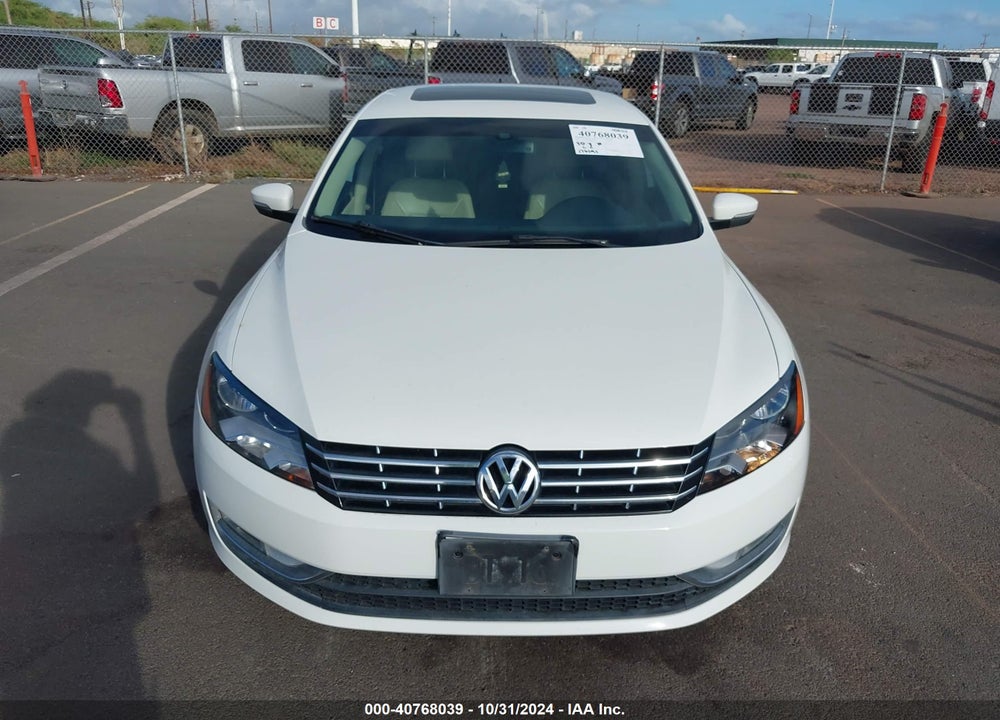 2014 VOLKSWAGEN PASSAT 1.8T SEL PREMIUM VIN: 1VWCT7A35EC046657