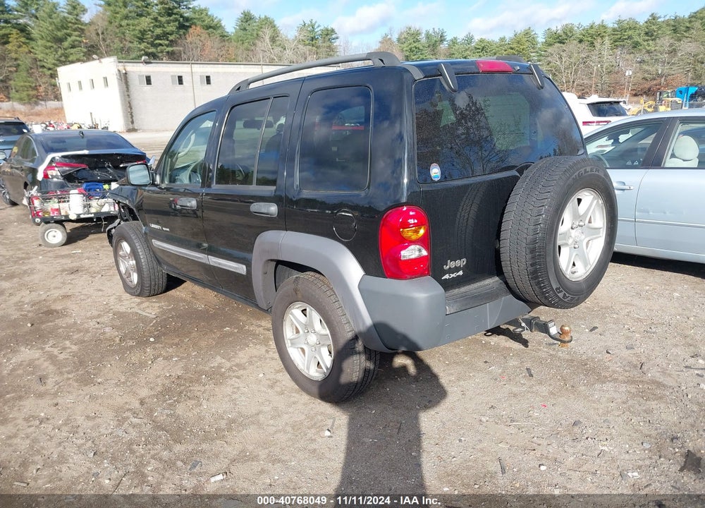 2003 JEEP LIBERTY SPORT VIN: 1J4GL48K93W605035