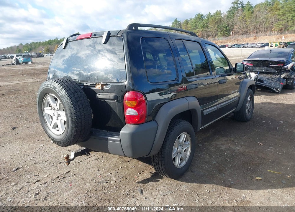 2003 JEEP LIBERTY SPORT VIN: 1J4GL48K93W605035