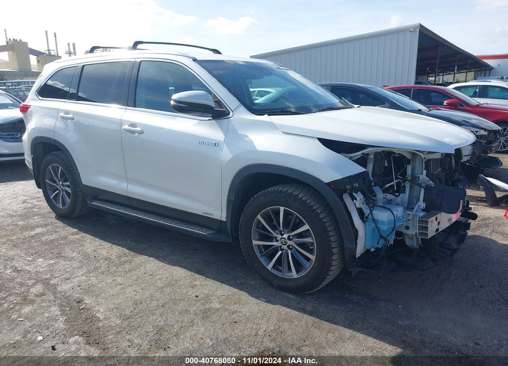 2019 TOYOTA HIGHLANDER HYBRID XLE VIN: 5TDJGRFH7KS061928