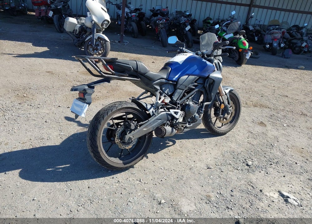 2021 HONDA CBF300 NA VIN: MLHNC5558M5100156