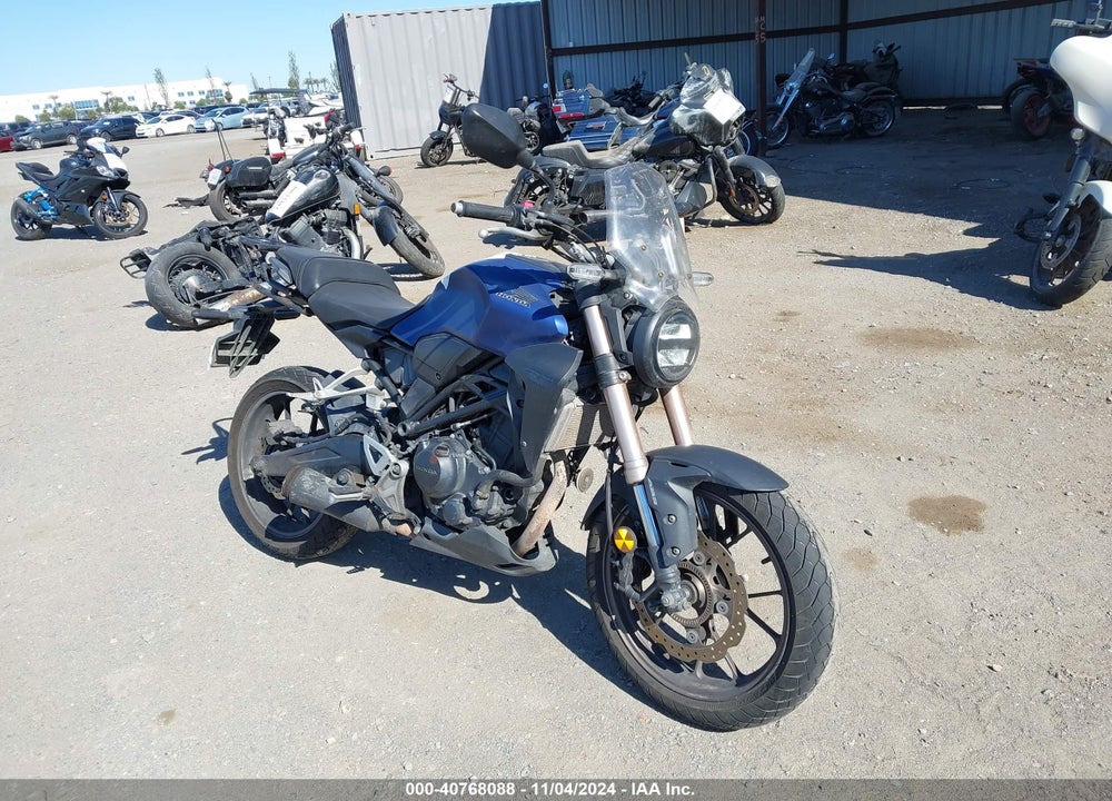 2021 HONDA CBF300 NA VIN: MLHNC5558M5100156