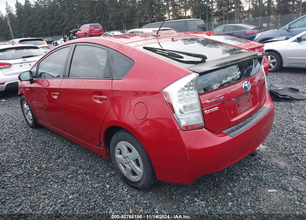 2010 TOYOTA PRIUS II VIN: JTDKN3DU2A0190586