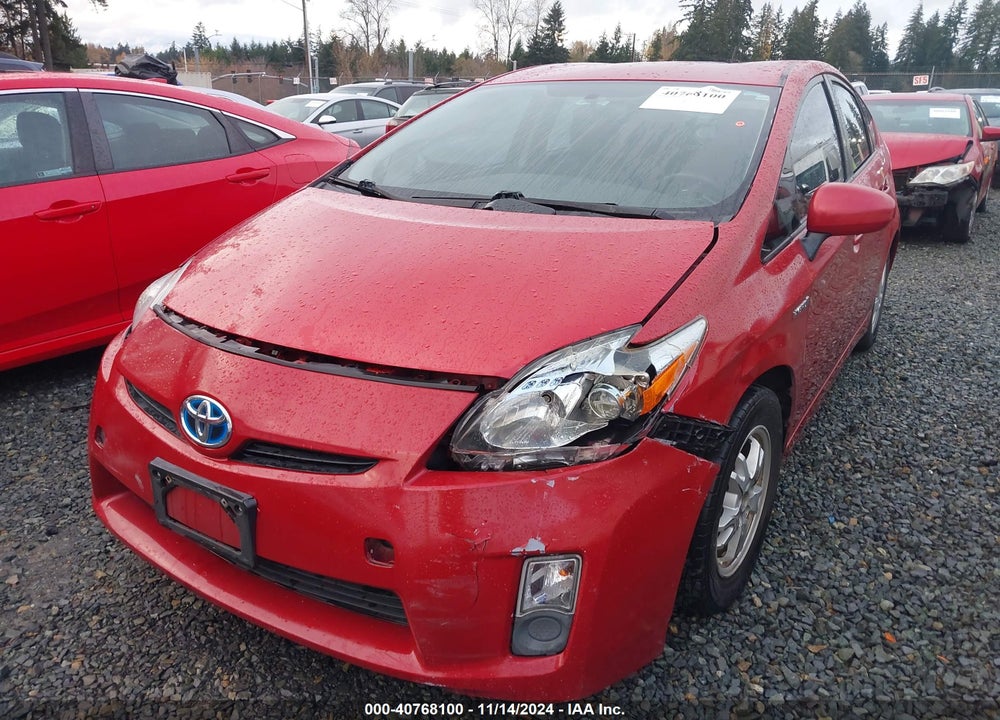 2010 TOYOTA PRIUS II VIN: JTDKN3DU2A0190586