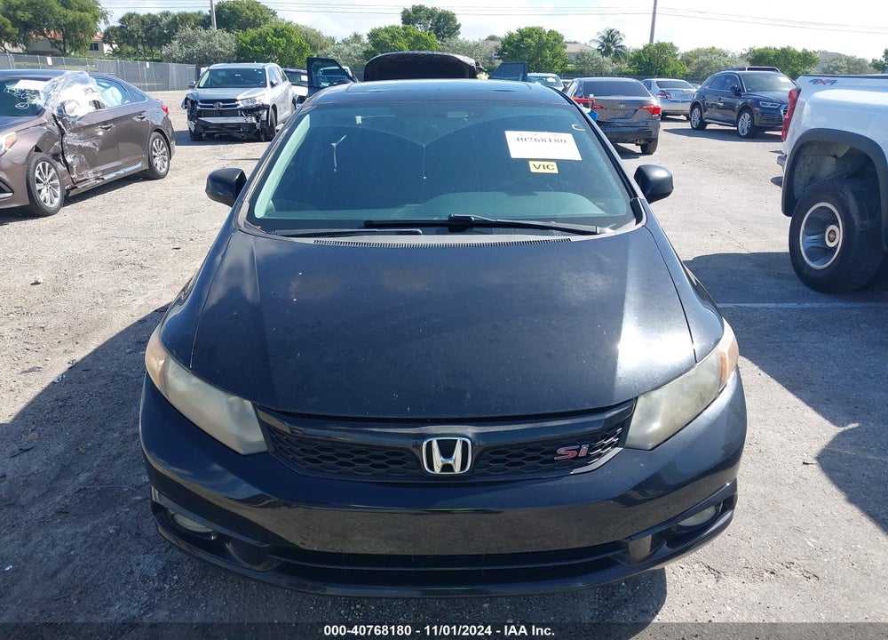 2012 HONDA CIVIC SI VIN: 2HGFB6E52CH702611